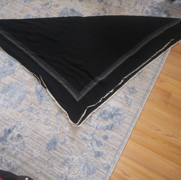 Vintage Cacharel Large Tropical Wool Scarf / Shaw - Picture 1 of 5